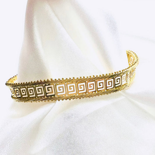 PULSERA de ORO de 18 kilates,pulsera de 18 cm