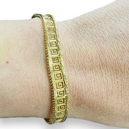 PULSERA de ORO de 18 kilates,pulsera de 18 cm