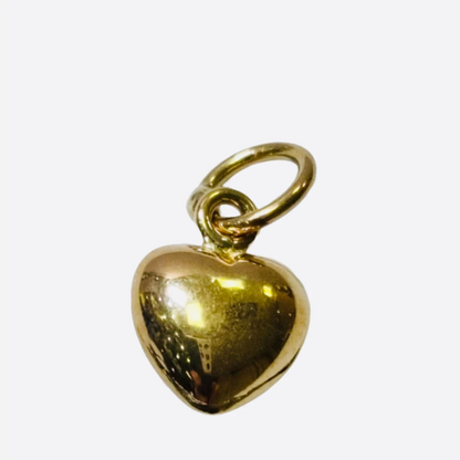 COLGANTE CORAZÓN ORO Amarillo, colgante de Oro Amarillo 18 Kilates, Corazón de Oro Amarillo 18 kilates