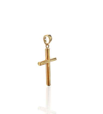 COLGANTE CRUZ de Jesús Oro Amarillo 18 kilates, Colgante Crucifijo Oro Amarillo, Cristo Oro Amarillo 18k, Colgante religioso