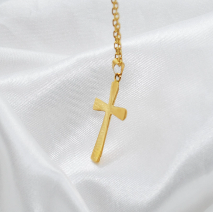 COLGANTE CRUZ de Jesús Oro Amarillo 18 kilates, Colgante Crucifijo Oro Amarillo, Cristo Oro Amarillo 18k, Colgante religioso