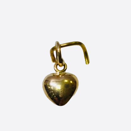 COLGANTE CORAZÓN ORO Amarillo, colgante de Oro Amarillo 18 Kilates, Corazón de Oro Amarillo 18 kilates