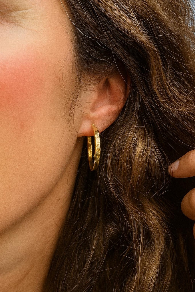 ARGOLLAS De ORO Amarillo 18K, Pendientes de ORO Amarillo