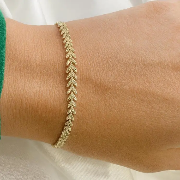 PULSERA Oro Amarillo 18 kilates, DIAMANTES