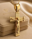 COLGANTE CRUZ Oro Amarillo 18 kilates, Cruz latina Oro Amarillo, Crucifijo Oro Amarillo 18 k