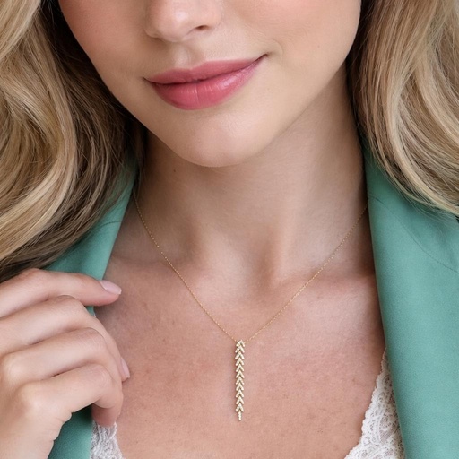 [Col 10] Collar Brillantes  ORO Amarillo 18K 